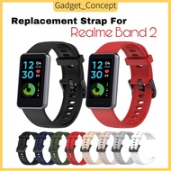 Strap For Realme Band2 Strap Silicone Soft Sports Bracelet Replacement Smart Band Realme Band 2 Strap Accessories 18mm