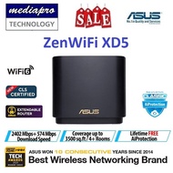 ASUS ZenWiFi XD5 Black 1 Pack Whole-Home Dual-Band Mesh WiFi 6 System - 3 Year Local Asus Warranty