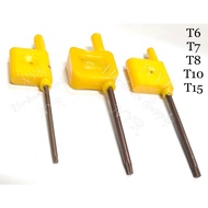 Torx Key T6 T7 T8 T10 T15 PRICE PER PC Star Key / Star Allen Key