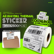 (A6 size) Thermal Sticker 350/500pcs High Quality AWB