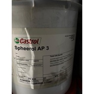 🔥🔥BIG SALES🔥🔥 [100% Original] [20KG] CASTROL SPHEEROL AP3 LITHIUM BASED GREASE