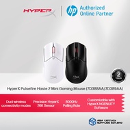 HyperX Pulsefire Haste 2 Mini Wireless Mouse Black / White - 7D388AA 7D389AA / Up to 100 Hours / Dua