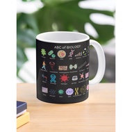ABC BIOLOGY Coffee Mug for biology for students and biology experts