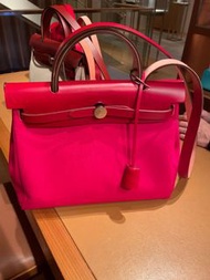 Hermes Herbag Zip 31 Mexico Rose