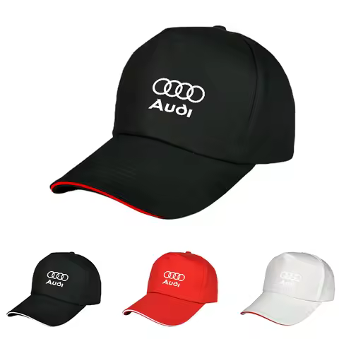 Car Logo Baseball Cap Adjustable Sports Hats Outdoor Summer Sun Hat For Audi S3 S4 QS5 RS5 RS6 TT Q5