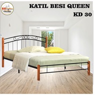 KD 30 /1.5 Inch Frame Kayu/Katil Queen/Katil Double/Katil Pengantin/katil kayu/katil besi/katil queen murah/Queen Bed