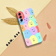 HP Phone Case - Samsung A34 - Phone Case - Samsung A34 - External_acc - Smile Motif Case - Fashion C