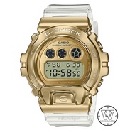 Casio G-Shock GM-110SG-9A Gold Plated Forged Stainless Steel Bezel Semi-Transparent Resin Band Analog Digital Unisex Spo