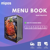 Menu Book A4 Transparent Clear Menu Cover |  Restaurant Cafe Menu Book | exchange the page | PVC