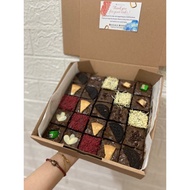 Brownies Fudgy | Brownies sekat |brownies panggang| Kado ulang tahun |