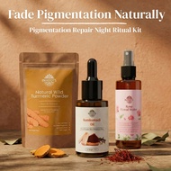 Inroots Pigmentation Repair Night Ritual Kit | Dark Spot Care, Brightening Herbal Skincare Combo