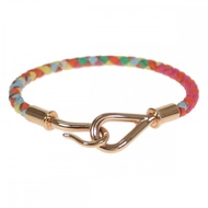HERMES   bracelet Tropical color/Pink gold silk Women