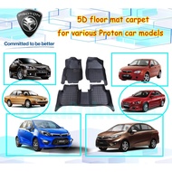 5D Floor Mat Carpet Proton Wira/Saga/X70/Preve/Persona/Saga BLM/Exora/Waja / Preve