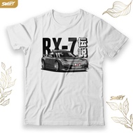 RX7 FD FD3S (Black) MAZDA RX-7 ROTARY JDM TSHIRT DISTRO CLOTHES