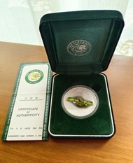銀章 銀幣 台灣 翡翠樹蛙 澳洲珀斯造幣廠鑄造 1盎司 999純銀