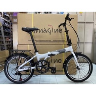 Mongoose Imagine Folding Bike20 inch / 406 - Frame Aluminum (Ready Stock)