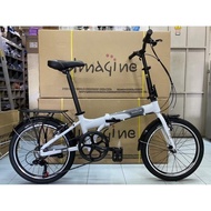 Mongoose Imagine Folding Bike 20 inch / 406 - Frame Aluminum (Ready Stock)