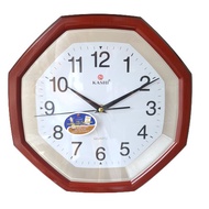 KASHI K90 octagonal wall clock 30cm diameter floating needle + PANASONIC