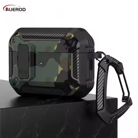 Armor Cover For Airpods Pro 2 3 1 Case Camouflage Army Green Case For Air Pods Pro 2 3 Pro2 2nd Earp