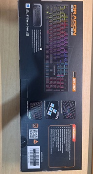 Dragon War GK-017 電競RGB 青軸鍵盤