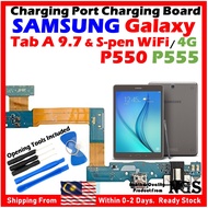 NGS ORIGINAL Charging Port Charging Ribbon For SAMSUNG Galaxy Tab A 9.7 &amp; S-pen WiFi / 4G P550 P555 with Opening Tool