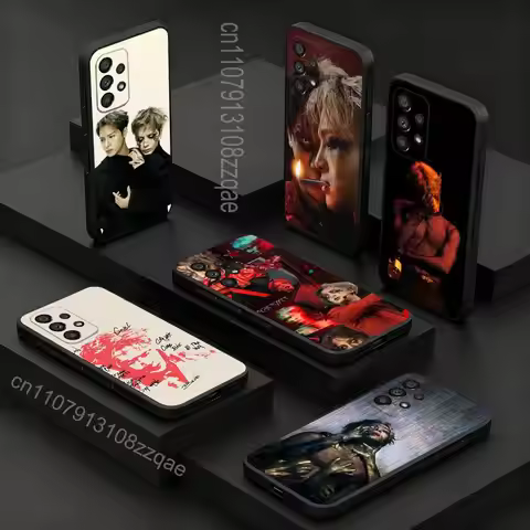 COOL J-Jackson Wang Phone Case For Samsung S 26,25,24,23,22,30,21,10,9,Ultra,Plus,Lite,FE,4,5G Black