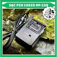 Sạc pin Casio NP-130A dùng cho Exilim EX 10 100 H30 ZR5000 ZR1200 ZS1500 ZR100 200 300 400 500 700 8