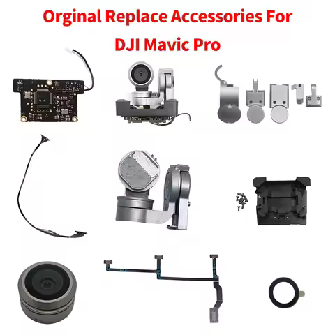 Original DJI Mavic Pro Drone Gimbal Board PTZ Camera Coaxial Cable UV Lens Gimbal Cover Repair Acces