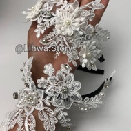 1PC - BROCADE HEADSET / HAIR DECORATIONS / PARTY HEADSET / HAIR ACCESSORIES