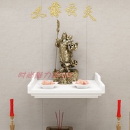 BW-6💚Buddha Shrine God of Wealth Solid Wood Altar Worship Table Guanyin Guan Gong Table Shrine Buddha Cabinet Altar Wall