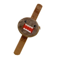 Cute Domo Kun Wrist Wallet Coin Purse Pouch Plush Wristband Bracelet Kids Toys Gift