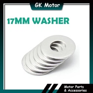 (1 BIJI) SAIZ 17MM WASHER WASIR 17MM 17MM WASHER WP10