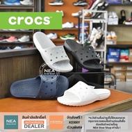 [ลิขสิทธิ์แท้] Crocs Classic Crocs Slide [U] NEA รองเท้าแตะคร็อคส์ แท้ รุ่นฮิต ได้ทั้งชายหญิง