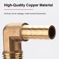 <INT2>Brass Barb Fitting Elbow 6 8 10 12 16mm To 1/4 1/8 1/2 3/8 BSP Male Thread Connector JoINT2 Ad
