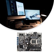 B75 Motherboard Miner ETH 8 Usb + CPU + 8XVER009S Riser Card + DDR3