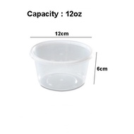 12oz Microwave Container Food Container Round / Take Away Container / Bekas Makanan