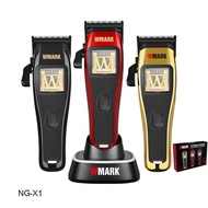 WMARK Rechargeable Hair Clipper Magnetic Suspended Vector Motor Professional High-Speed DLC Blade Ha