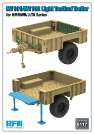 RFM 1/35美國M1101/M1102 JLTV輕型戰術尾車 （可搭配悍馬車或JLTV聯合輕型戰術車輛，RM-5117）