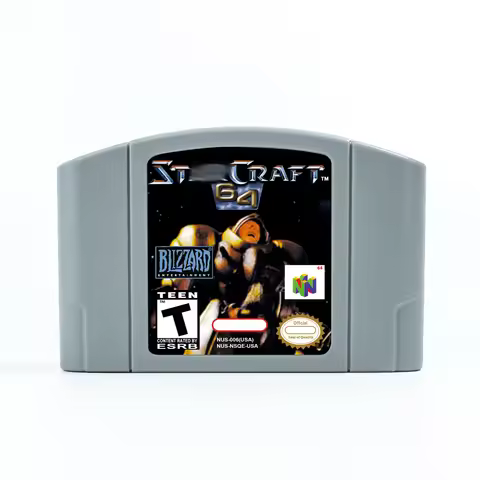 StarCraft 64 N64 Cartridge USA EUR Game Card For 64bit Game Consoles
