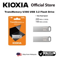 KIOXIA TransMemory U366 USB 3.2 Flash Drive (64GB_128GB) Thumbdrive