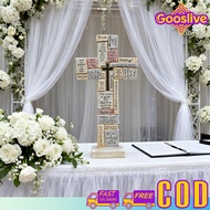 Resin Crucifix Stand Jesus Cross Holy Family Statue Prayer Home Altar Decor Catholic Christian Gift