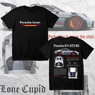 Porsche 911 GT3 RS FERRARI F40 PINK Porsche 997 GT3 RS Porsche 996 GT3 RS RETRO TEE COTTON T-SHIRT C