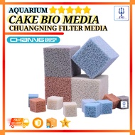 🔥Ready Stock🔥CHUANGNING Cake Bio Media 4D Nano Bacteria Bricks Aquarium Filter Media / 创宁蛋糕鱼缸滤材