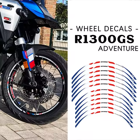 for BMW R1300GS R 1300 GS ADVENTUR Motorcycle Wheel Stickers R1300GSA Accessories Wheel Decoration D