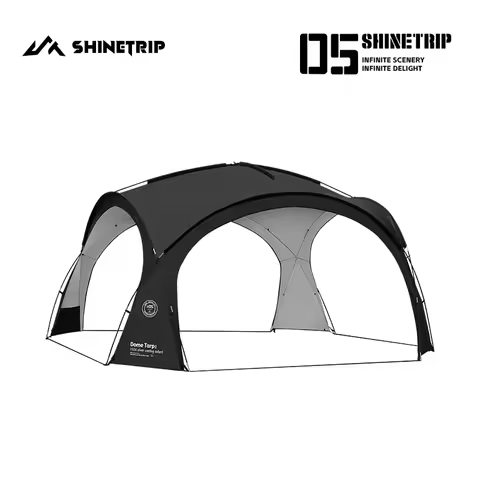 Outdoor Camping Tent ShineTrip Silver-Coated Waterproof UV Protection Customizable Modular Tent Syst