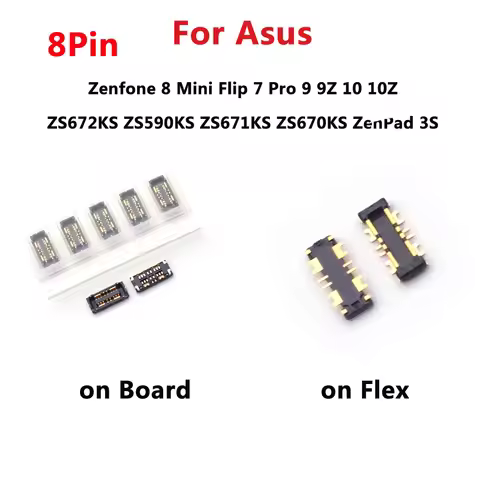 1-10x Battery Flex FPC Connector Plug For Asus Zenfone 8 Mini Flip 7 Pro 9 9Z 10 10Z ZS672KS ZS590KS