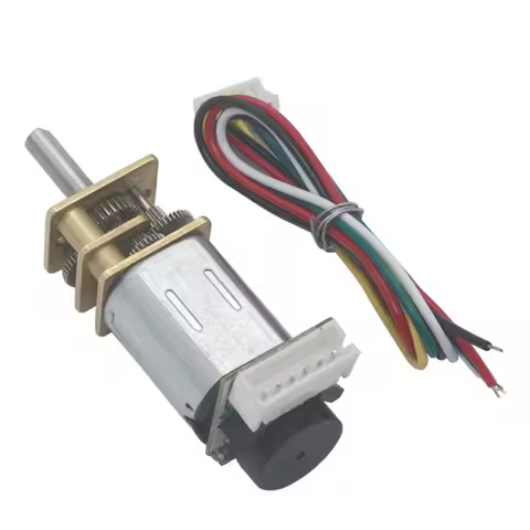 N20 Mini Micro Metal Gear Motor DC 3/6/12V Encoder Gear Motor 19-3000RPM Slow Speed Reduction Gear R