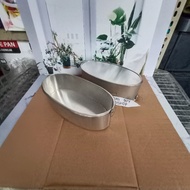 Oval Cheese Cake Multipurpose Pan / Diameter 18x9x6.5 cm