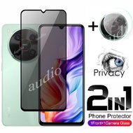 Nubia V70 Max 4G ฟิล์ม2in1 พร้อมฟิล์มเลนส์สำหรับ ZTE Blade V70 Max BladeV70 4G ฟิล์มกระจกเทมเปอร์แผ่