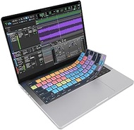 JCPal Avid Pro Tools Shortcut Guide Keyboard Cover for 2021/2023 M1/M2/M3 Apple MacBook Pro 14 inch and MacBook Pro 16 inch, 2022/2024 MacBook Air 13 inch, 2023/2024 MacBook Air 15 inch (US-Layout)